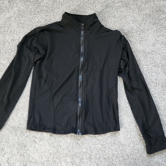 Women's black zip up sweater - Picture 1 of 1
